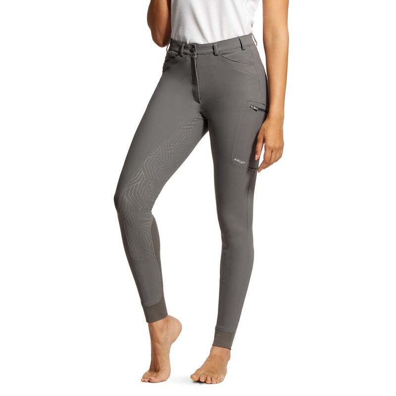 Ariat English: Triton Grip Full Seat Breech Leggings Mujer - Gris (LZHWP5739)